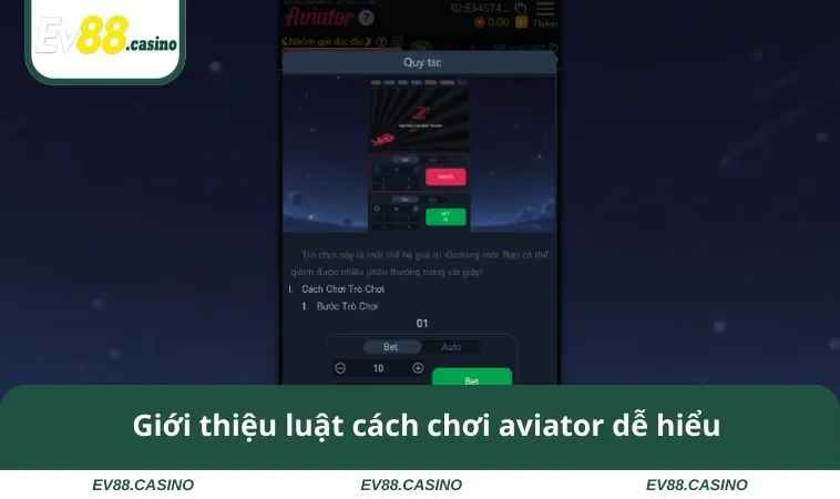 Giới thiệu luật cách chơi aviator dễ hiểu