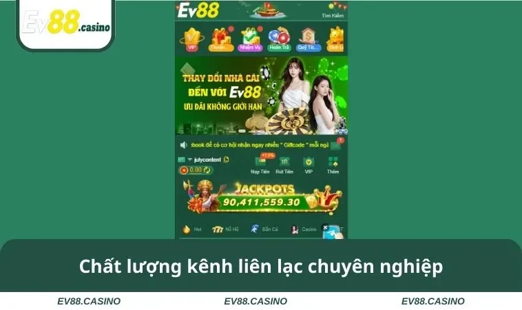 Chất lượng kênh liên lạc chuyên nghiệp